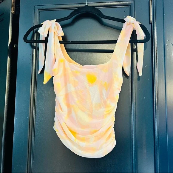 NWT free people mesh crop top - Picture 1 of 3